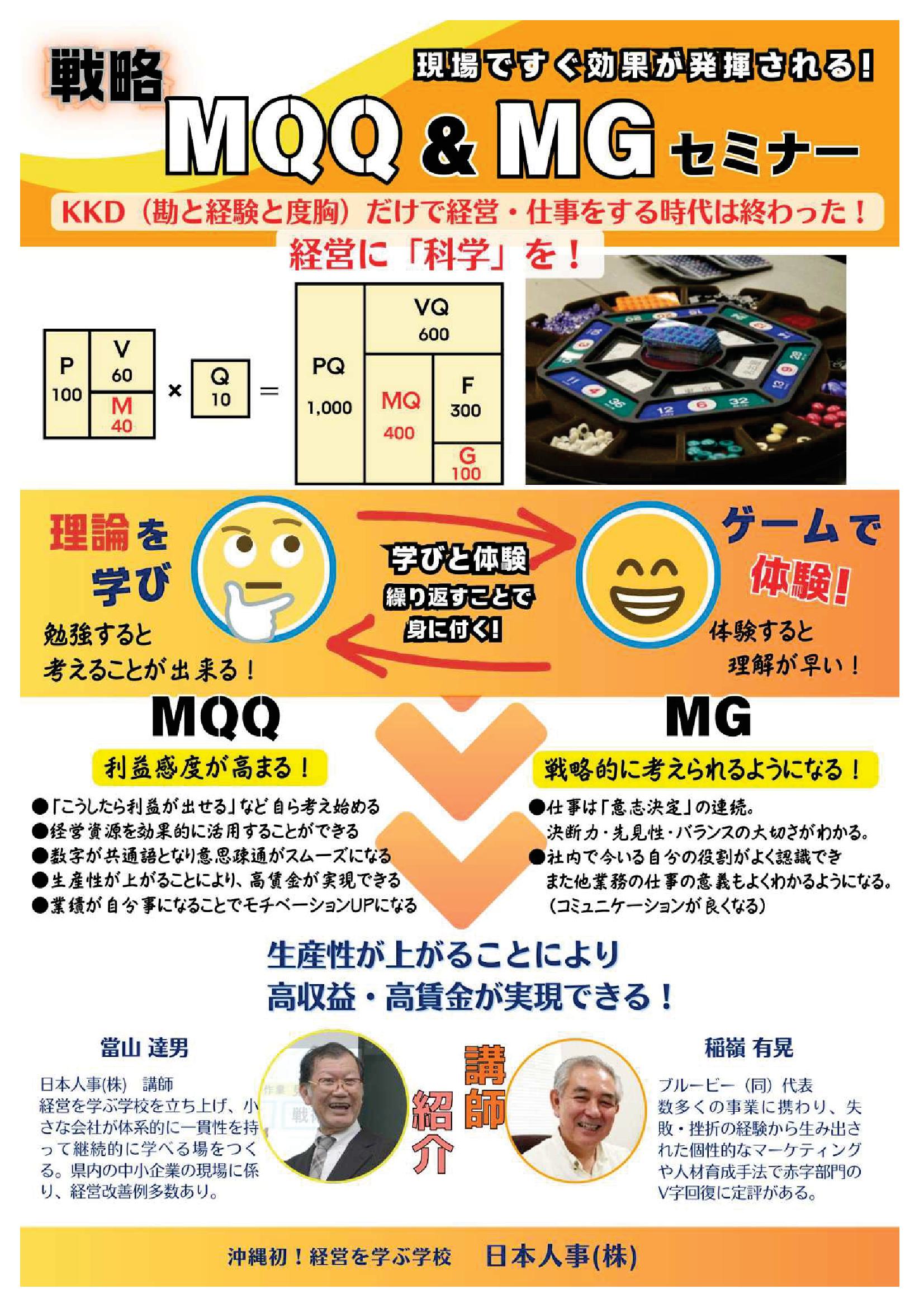 戦略MQQ&MGセミナー《10/23(木)スタート!》案内